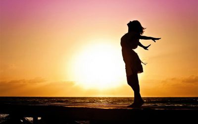 happiness at sunrise